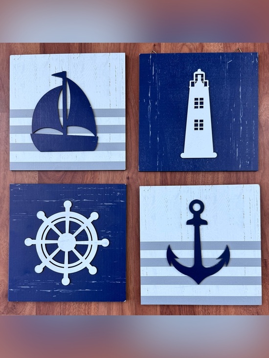 Other - New 4-piece Nautical Wall Decor